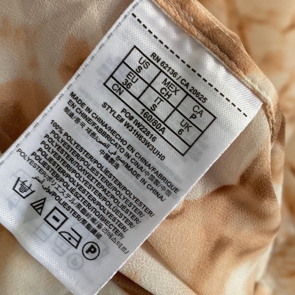 Guess Sheer Long Sleeve Blouse.  Size S - Picture 7 of 7